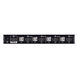 Switch KVMP USB HDMI 4witch KVM HDMI 4 Puertos | 4K DCI | USB 2.0 | Hotkeys | Video DynaSync | Plug & Play