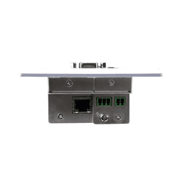 Transmisor HDBaseT | HDMI y VGA | Placa de Pared US / PoH (4K a 100 m) | (HDBaseT Class A) (PoH PD)