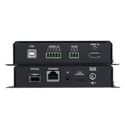Extensor Óptico HDMI / 4K@60Hz 4:4:4 / 10 km Monomodo / USB 2.0 / RS-232 / IR / Ethernet / 10.2 Gbps