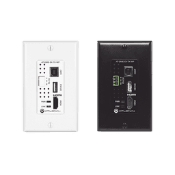 Transmisor HDBaseT de placa de pared para HDMI con USB