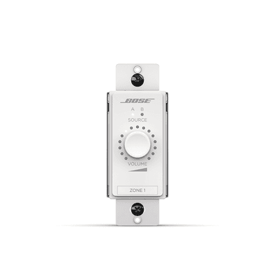 ControlCenter Controlador de volumen y seleccion de fuente (A/B) de zona digital | Blanco