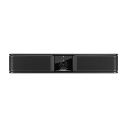 Barra de Videoconferencia | Cámara 4K UHD | 4 Micrófonos | Conexión USB | Wifi | Bluetooth | Ideal para Salas Pequeñas