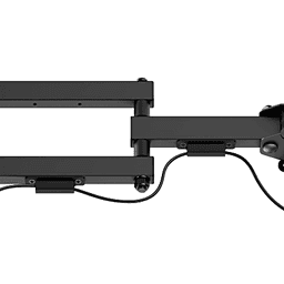 Soporte de Pared Articulado para Pantallas o Monitores | Compatibilidad VESA 75x75 - 200x200 / Hasta 43 Pulgadas | Capacidad Máxima de Carga 20 kg | Fabricado en Acero