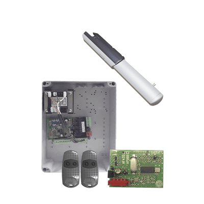 Kit de Operadores para Automatizar Portones Vehiculares Abatibles de 2 hojas / 3 m / 400 kg / Uso residencial 