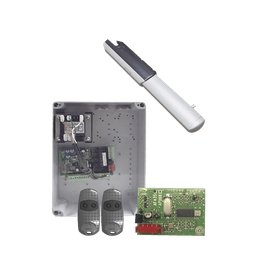 Kit de Operadores para Automatizar Portones Vehiculares Abatibles de 2 hojas / 3 m / 400 kg / Uso residencial 