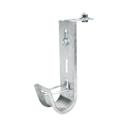 Soporte (Gancho) tipo J-Hook, hasta 10 cables Cat6, ideal para soportar cableado en los espacios de manipulación al aire, Para instalación en interior