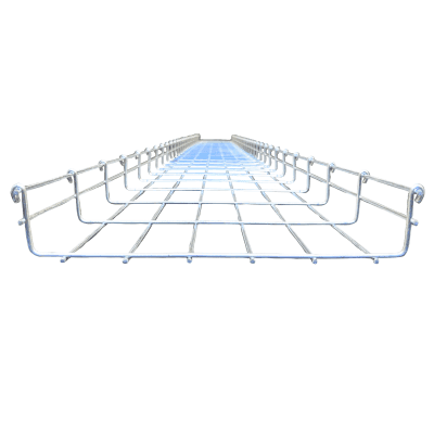 Charola Tipo Malla Línea MallaFils® 300x54 mm para hasta 232 Cables Cat6 / Uso Interior con Acabado EZ / Tramo 3 m