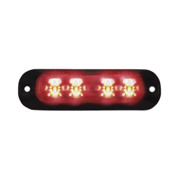 Luz Perimetral , 4 LEDs Ultra Brillantes, color Rojo