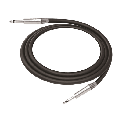Cable de Audio | Plug 1/4 in a Plug 1/4 in Stereo | Carcasa Cromada | Conectores Seetronic | Longitud 5m