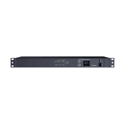 PDU ATS (Fuente Redundante Auto-transferible) Medible, Para Distribución de Energía, 2 Entradas 120 Vca NEMA5-15P, Con 10 Salidas NEMA 5-15R, Horizontal 19in, 1UR