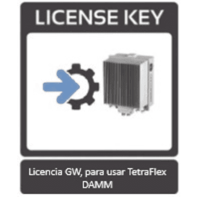 Licencia GW, para usar TetraFlex en estación base BS422 de DAMM