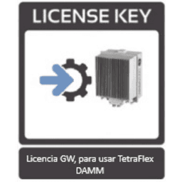 Licencia GW, para usar TetraFlex en estación base BS422 de DAMM