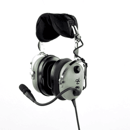 Auriculares de ala fija con atenuación de ruido pasivo para aviación general 