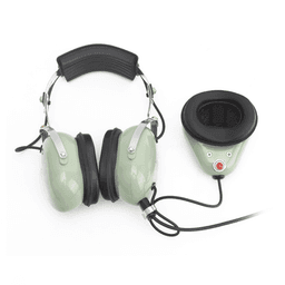 Auriculares estilo Muff-Mic para operaciones de mantenimiento y rampas en aeropuertos