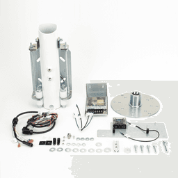 Kit de Instalación Abatible / Brazos Octagonales y Redondos / Soporte Sensores de Borde / Aluminio Resistente / Compatibilidad Múltiples Barreras
