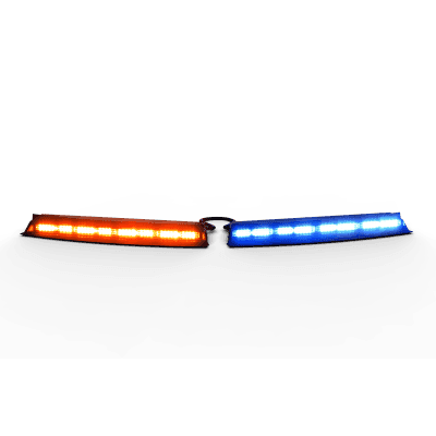 Visera Interior Universal Rojo/Azul con luces de penetración