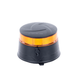 Baliza LED Recargable, Compacta y Discreta, Color Ámbar, Con Montaje Magnético y de Succión
