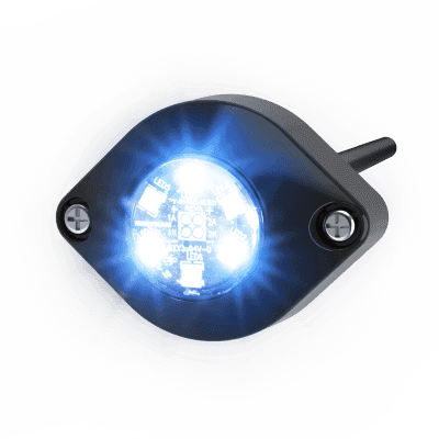 Estrobo Oculto de 6 LED color Azul / Claro Serie ED9015