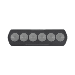 Luz de Trabajo Ultra brillante Rectangular, 6 LED, 1300 Lúmenes, 12-24 Vcd