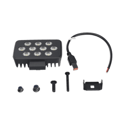 Luz de Trabajo Ultra brillante Cuadrada, 10 LED, 8937 Lúmenes, 12-24 Vcd