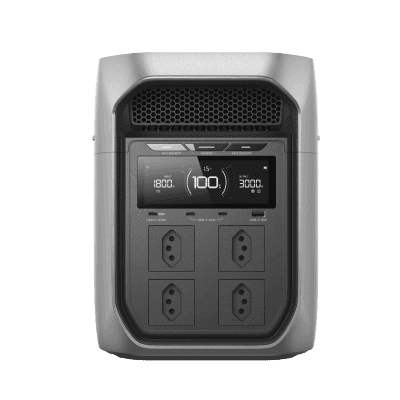 Estación de Energía Portátil EcoFlow DELTA 3 MAX PLUS, 2048Wh, Batería LiFePO4, Salida 3000W (Surge 3800W)