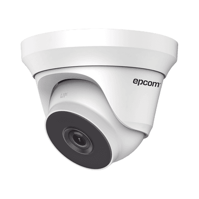 Turret TURBOHD 2 Megapixel (1080p) / Lente 2.8 mm / 50 mts IR EXIR / Exterior IP66 / METAL / Ultra Baja Iluminación / 4 Tecnologías