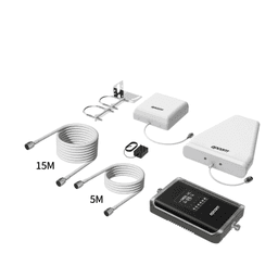 Amplificador Celular 5G / Penta Banda 700-2600 MHz / 70 dB Ganancia / Cobertura 600 m² (6458.3 ft²) / 2G 3G 4G 5G / Sin Configuración
