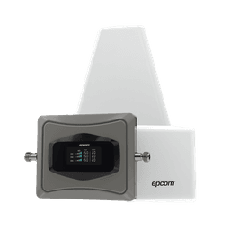 Kit Amplificador de Señal Celular 4G / Mejora las llamadas convencionales y VoLTE / Soporta los datos de las tecnologías 2G, 3G y 4G de TELCEL, AT&T y MOVISTAR / Cubre hasta 600 m2.