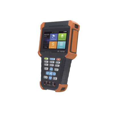 Tester de video de 7” / Prueba de cámara analógica / Prueba de cámara IP, soporte 4K, H.264 y H.265 / TVI de 8 MP, CVI de 8 MP, AHD de 8 MP / Multímetro digital / Entrada HDMI