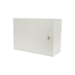 Gabinete Exterior / Acero Galvanizado / 360 x 208 x 505 mm / Montaje en Poste / Protección Solar Autónoma
