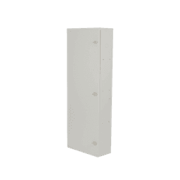 Gabinete para Baterías / Acero Galvanizado / 4 Unidades / Montaje en Poste / Exterior / 1050 mm (3.44 ft) de Altura