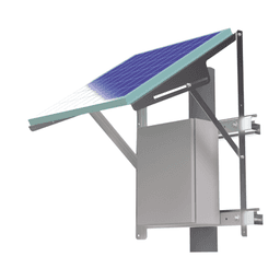 Montaje de Panel Solar para Poste Compatible con PRO-5012 + Gabinetes PST253015A/ PST304020A/ PST404020A/ EIPC404025/ EIPCB404030ï»¿ (No incluidos).