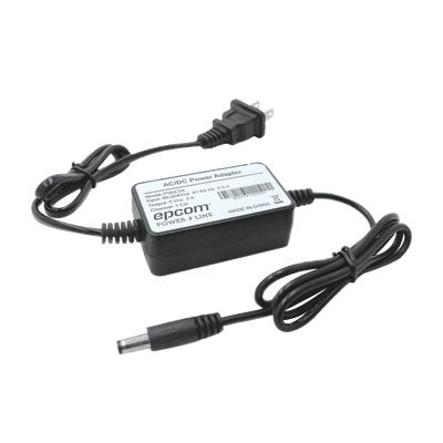 Fuente de poder de 5 Vcc regulado @ 2A; UL; Voltaje de entrada de 100-240 Vca / Con Terminales de Extensión