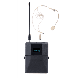Headset Microfono Digital Inalámbrico EP-59S / Banda U 540-690 MHz / Tecnología Digital pi/4-DQPSK / Transmisión Estable Antinterferencias / Autonomía 10 Horas / Display OLED / Potencia Ajustable hasta 10 dBm