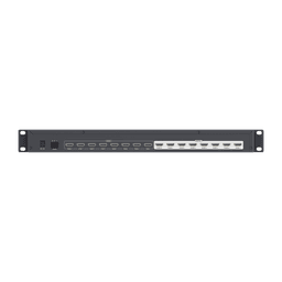 MATRICIAL DE VIDEO HDMI 8 x 8 / 8 Entradas y 8 Salidas en HDMI /  4K @ 30Hz / 10.2 Gbps / HDMI 1.4 / HDCP 1.4 / 3D / Conmutación por Botón, RS232 o Control Remoto / IDEAL PARA CENTROS DE MONITOREO, COMPARACION Y ANALISIS.