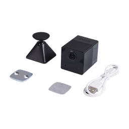 Mini Cámara IP Inalámbrica Con Batería Recargable (Cero Cables) / 2 Megapíxel  / Uso en Interior / Grabación en la Nube / Base Magnética Para Adherirla a Superficies Metálicas