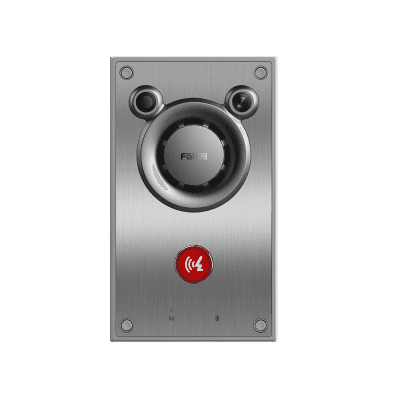 Video Intercomunicador IP con Cámara 4MP / Altavoz 10W / 2 Líneas SIP / IP66 e IK10 Anti-vandálico / PoE 802.3af / Visión Nocturna IR y HDR / -40°C a 70°C
