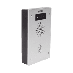 Video Intercomunicador IP, 2 líneas SIP, 2 relevadores con botón para llamada, Onvif, anti-vandálico, PoE, IP65 e IK10, PoE