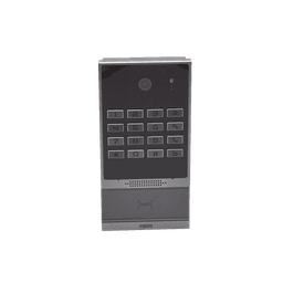 Videoportero SIP para Control de Acceso, Teclado numérico iluminado, 2 relevadores, anti-vandálico, IP66 y IK07, PoE