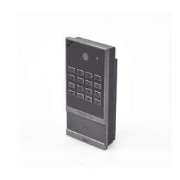 Videoportero SIP para Control de Acceso, Teclado numérico iluminado, 2 relevadores, anti-vandálico, IP66 y IK07, PoE