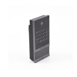Videoportero SIP para Control de Acceso, Teclado numérico iluminado, 2 relevadores, anti-vandálico, IP66 y IK07, PoE
