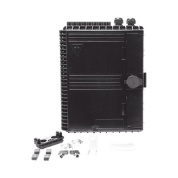 Cierre de Empalme para 24 fusiones de fibra óptica, Interior/Exterior, con 16 acopladores SC/APC y splitter 1x16 SC/APC Incluido, IP65