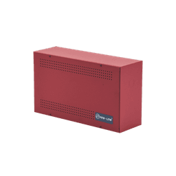 Gabinete para dos baterías de respaldo de 18 AH. Aplicaciones para sistemas de detección de incendio (FAS).