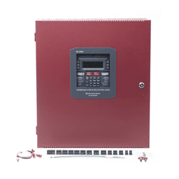 Panel de control de incendio direccionable sin comunicador preinstalado, 318 puntos por lazo SLC, expandible a 954 puntos