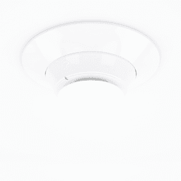 Detector de humo fotoeléctrico direccionable, color blanco, incluye base de montaje 6"