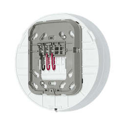 Base audiovisual inalámbrica direccionable para montaje en techo, color blanco, línea SWIFT compatible con paneles Fire-Lite