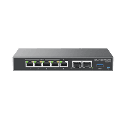 4 en 1: Firewall Nueva Generación, Router, PBX IP, Switch Gigabit de 5 Puertos (4 PoE) y 2 Puertos SFP 2.5 Gigabit
