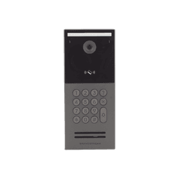 Videoportero IP Inteligente / 2K Ultra HD 4 MP / Ángulo 127° / IA ISP con Análisis de Comportamiento / Lector RFID Dual 13.56 MHz y 125 kHz / 5000 Tarjetas / PoE Integrado / IP66 IK10