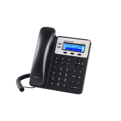 Teléfono IP SMB de 2 Líneas con 3 teclas de función programables y conferencia de 3 vías. PoE