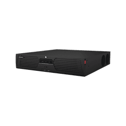 [Doble Poder de Decodificación] NVR 32 Megapixel (8K) / 32 Canales IP / AcuSense / ANPR / Conteo de Personas / Heat Map / 8 Bahías de Disco Duro / 2 Tarjetas de Red / Soporta RAID con Hot Swap / 2 HDMI en 8K / Soporta POS / Alarmas I/O / ACU